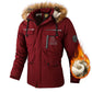 Men’s Casual Hooded Parka Windproof Warm Jacket