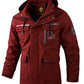 Men’s Casual Hooded Waterproof Softshell Windbreaker Jacket