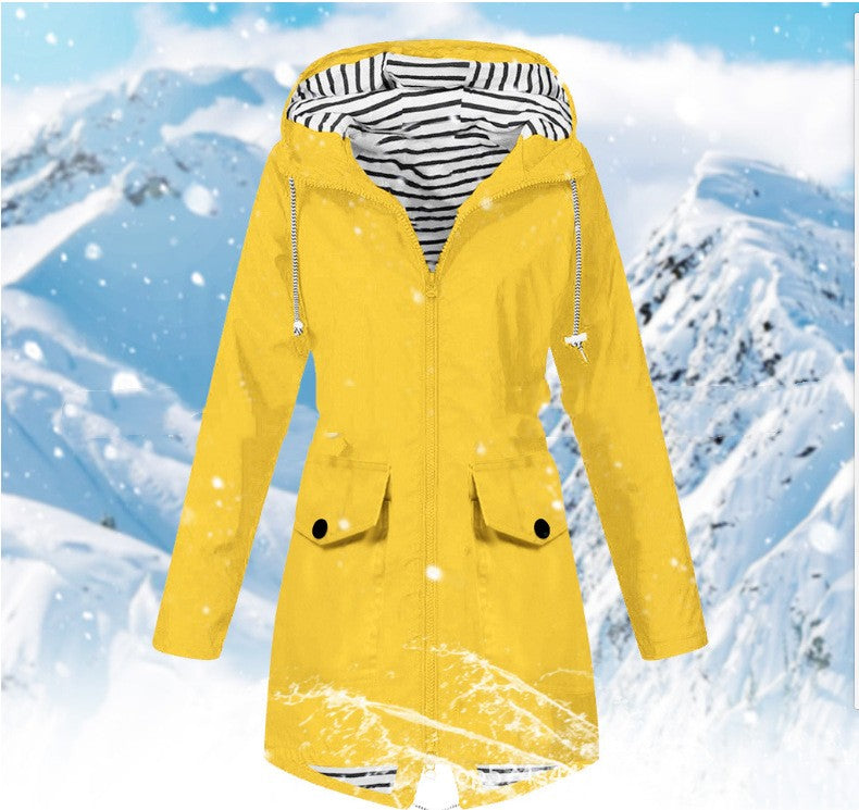 Three-in-One Outdoor Shell Jacket Mountaineering Coat