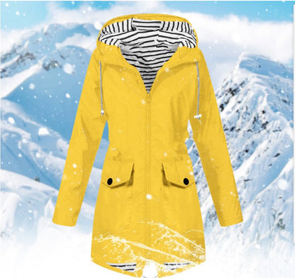 Three-in-One Outdoor Shell Jacket Mountaineering Coat