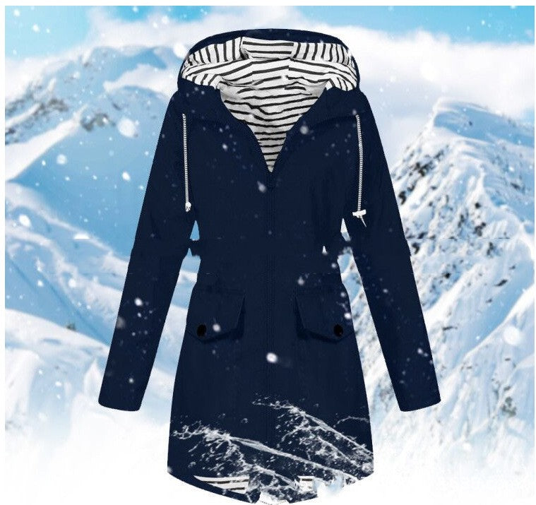 Three-in-One Outdoor Shell Jacket Mountaineering Coat