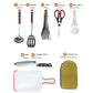 8-Piece Camp Kitchen Utensil Set Portable