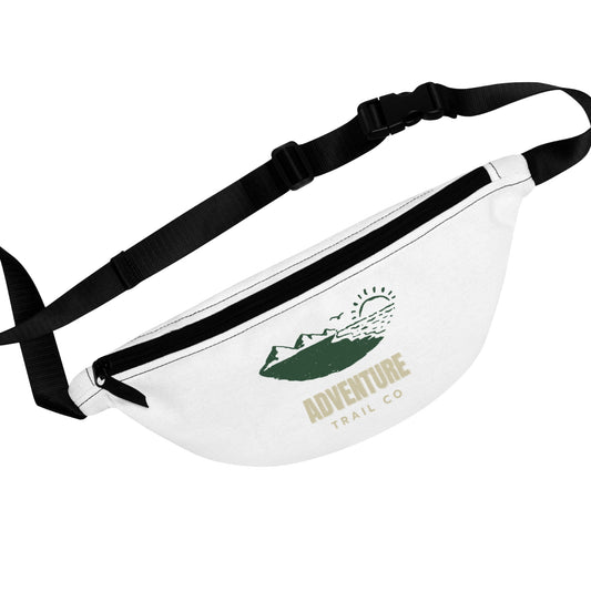 Adventure Trail Co. Fanny Pack – Outdoor Hiking Waist Pack with Mountain Sunrise Design