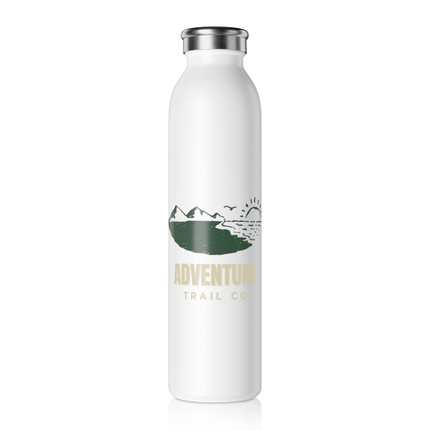 Adventure Trail Co. Slim Water Bottle – Insulated Outdoor Stainless Steel Bottle