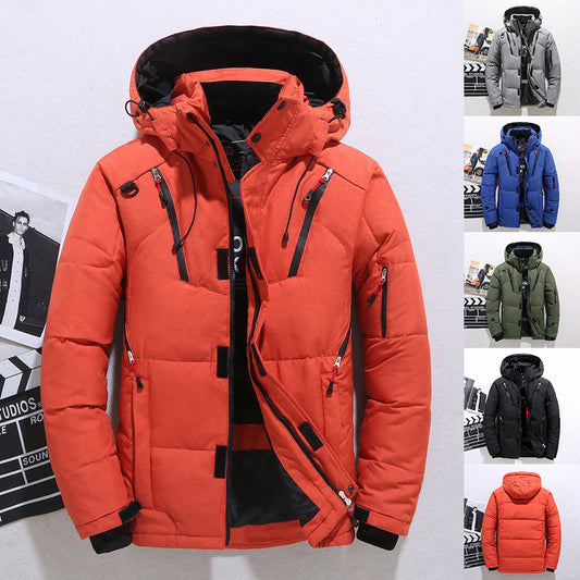 Men’s Outdoor Windproof Hooded Sports Jacket Coat