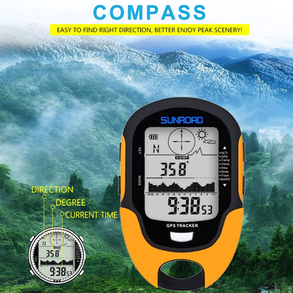 Outdoor GPS Navigation Altimeter for Hiking Adventure