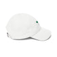 Classic Dad Cap — Embroidered Green Leaf Logo Baseball Hat