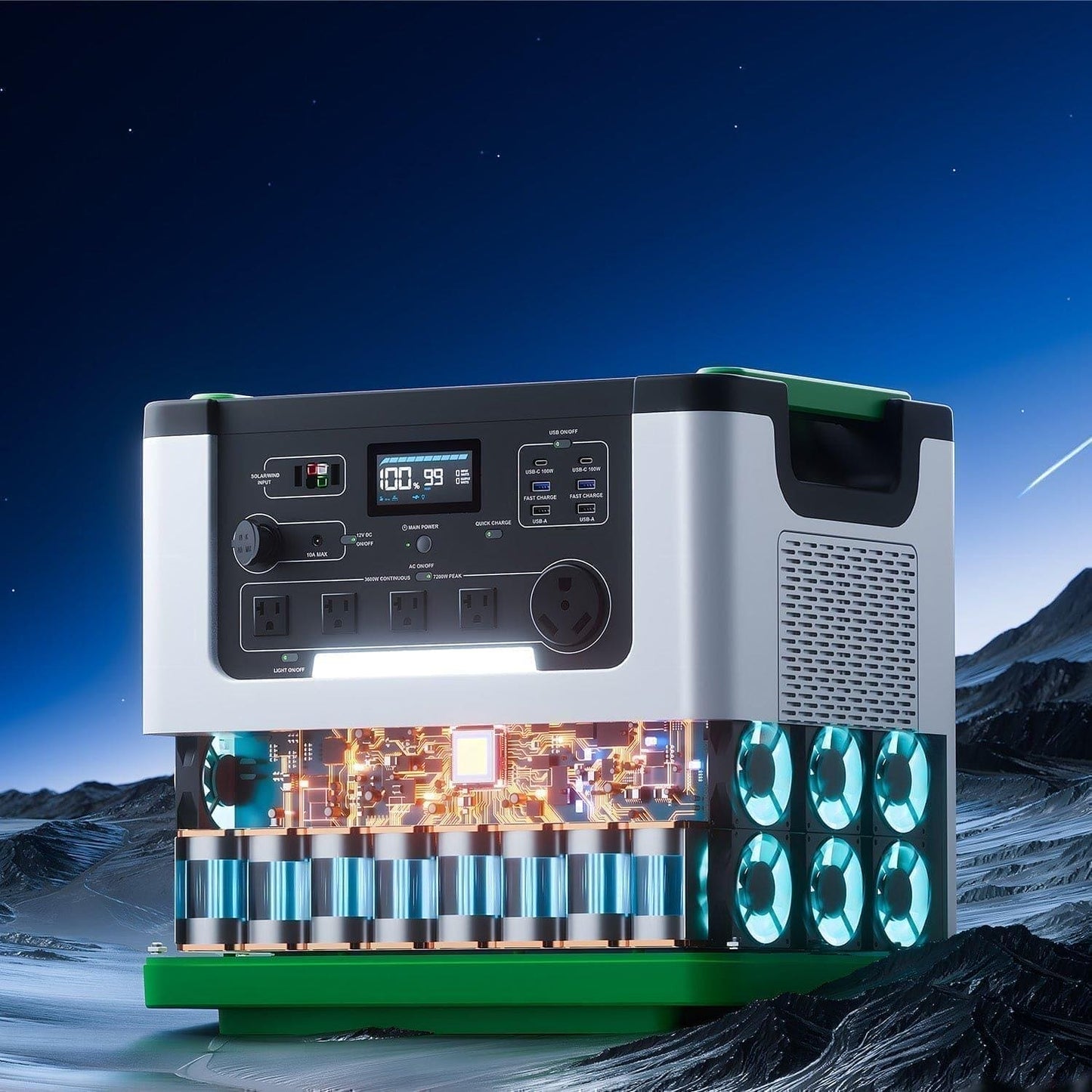 Nature’s Generator Lithium 3600 Portable Power Station
