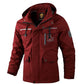Men’s Casual Hooded Parka Windproof Warm Jacket