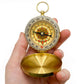 Gold Compass Gift Box Collectible Navigation Tool