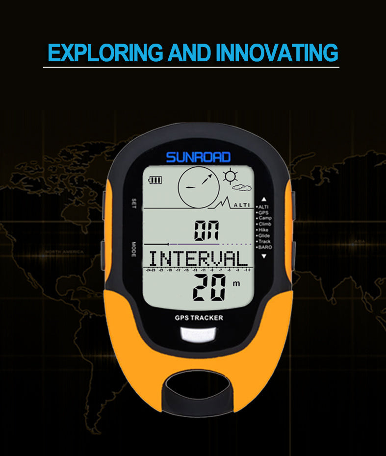 Outdoor GPS Navigation Altimeter for Hiking Adventure