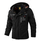 Men’s Casual Hooded Waterproof Softshell Windbreaker Jacket