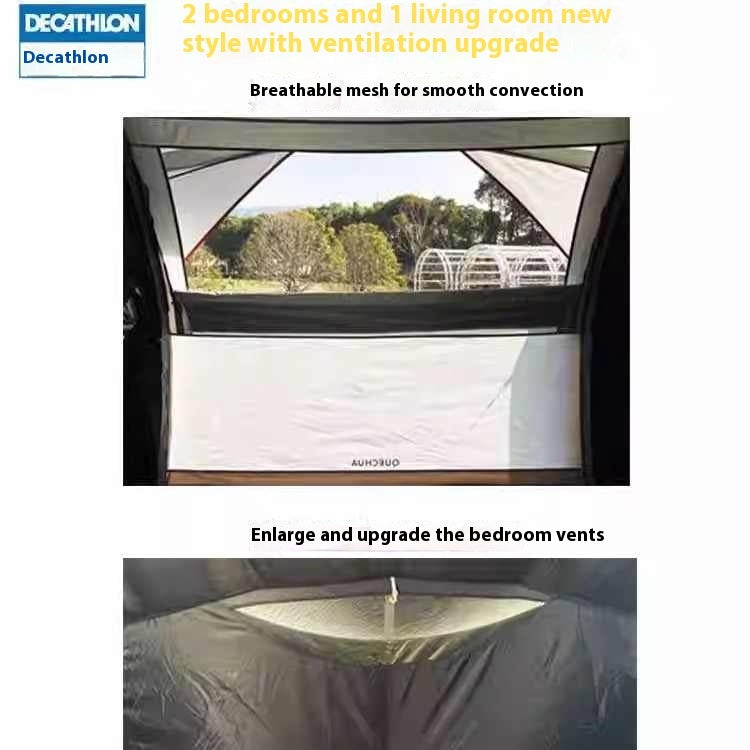 Inflatable Outdoor Camping Tent Thickened Rainproof Shelter