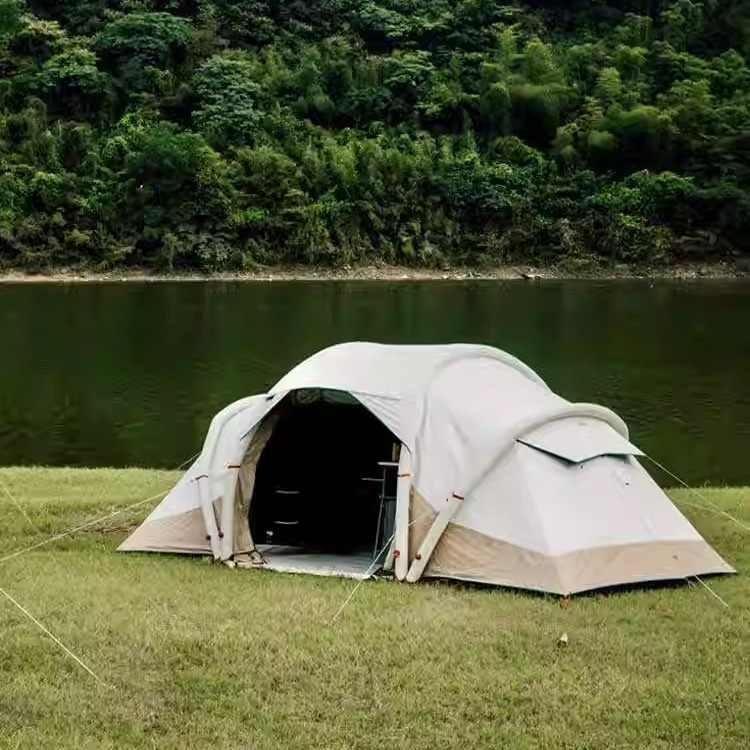 Inflatable Outdoor Camping Tent Thickened Rainproof Shelter