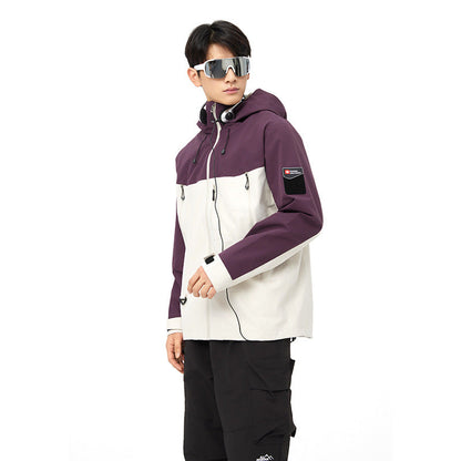 Autumn Winter Waterproof Outdoor Mountaineering Couple Jacket