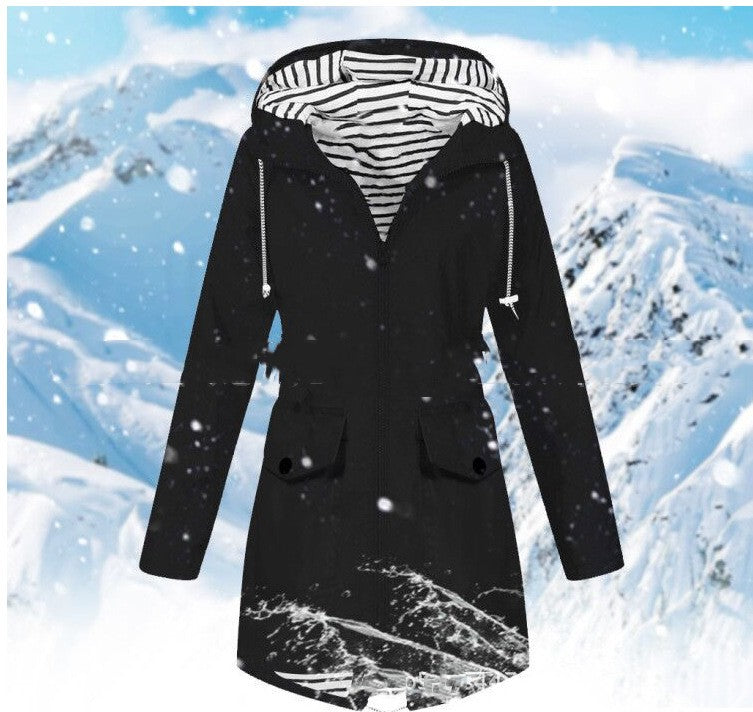 Three-in-One Outdoor Shell Jacket Mountaineering Coat