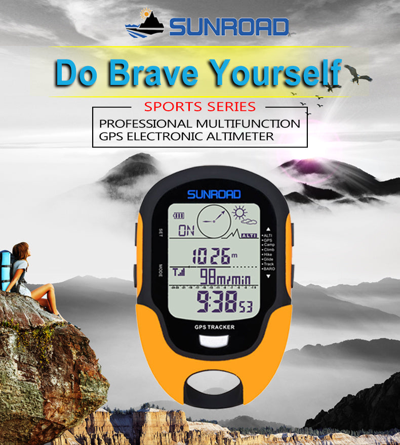Outdoor GPS Navigation Altimeter for Hiking Adventure