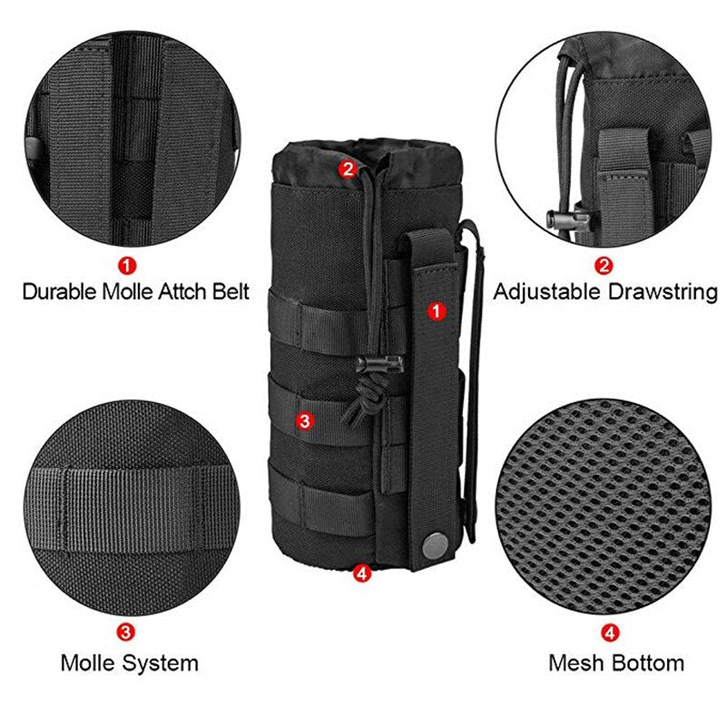 Outdoor Tactical Molle Water Bottle Pouch