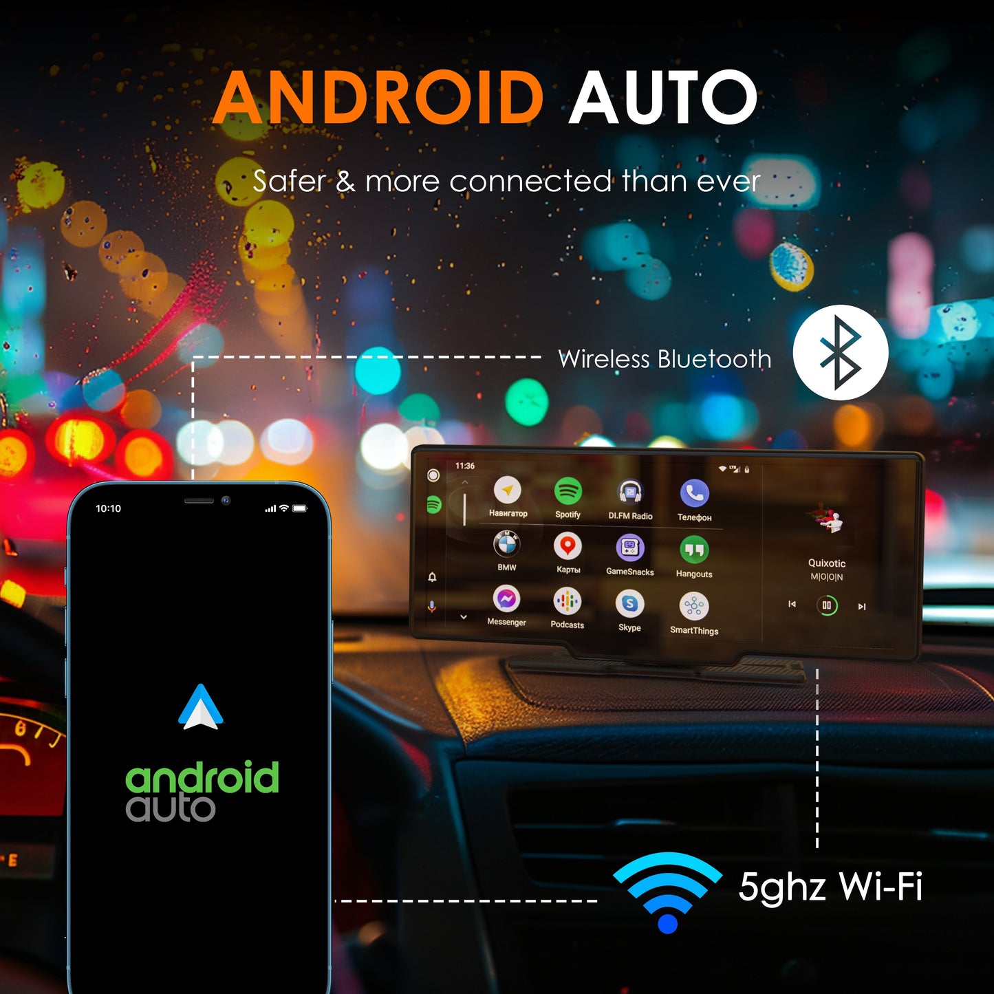 REXING CPDuo Pro Wireless CarPlay Android Receiver