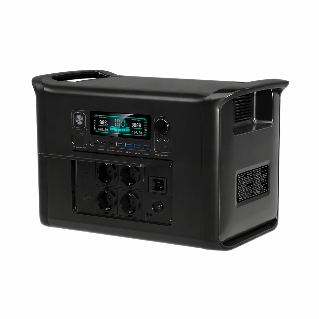 2400W Portable LiFePO4 Solar Power Station