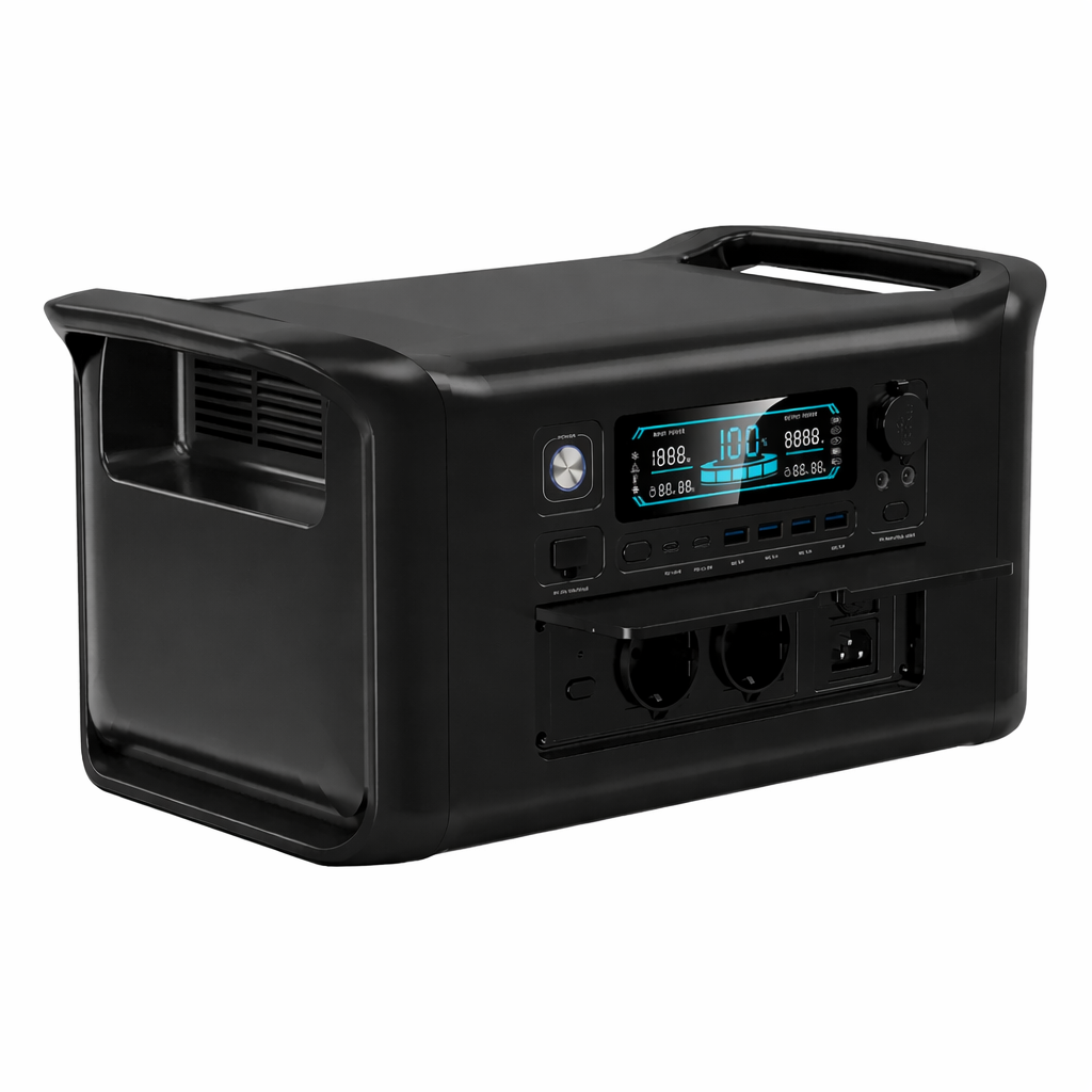 2400W Portable LiFePO4 Solar Power Station