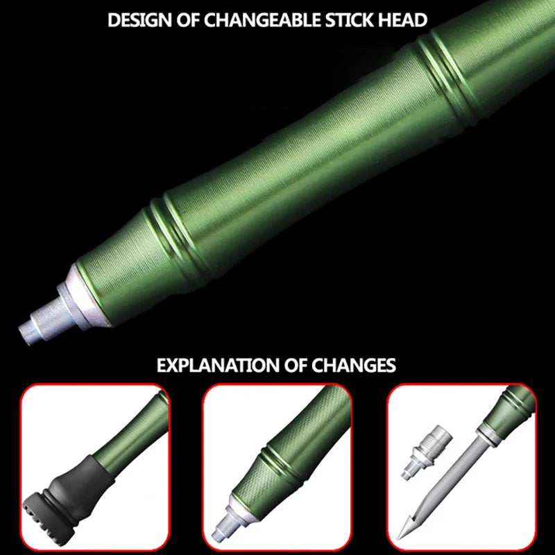 Tactical Alpenstock Hiking Stick Multifunctional Outdoor Defense