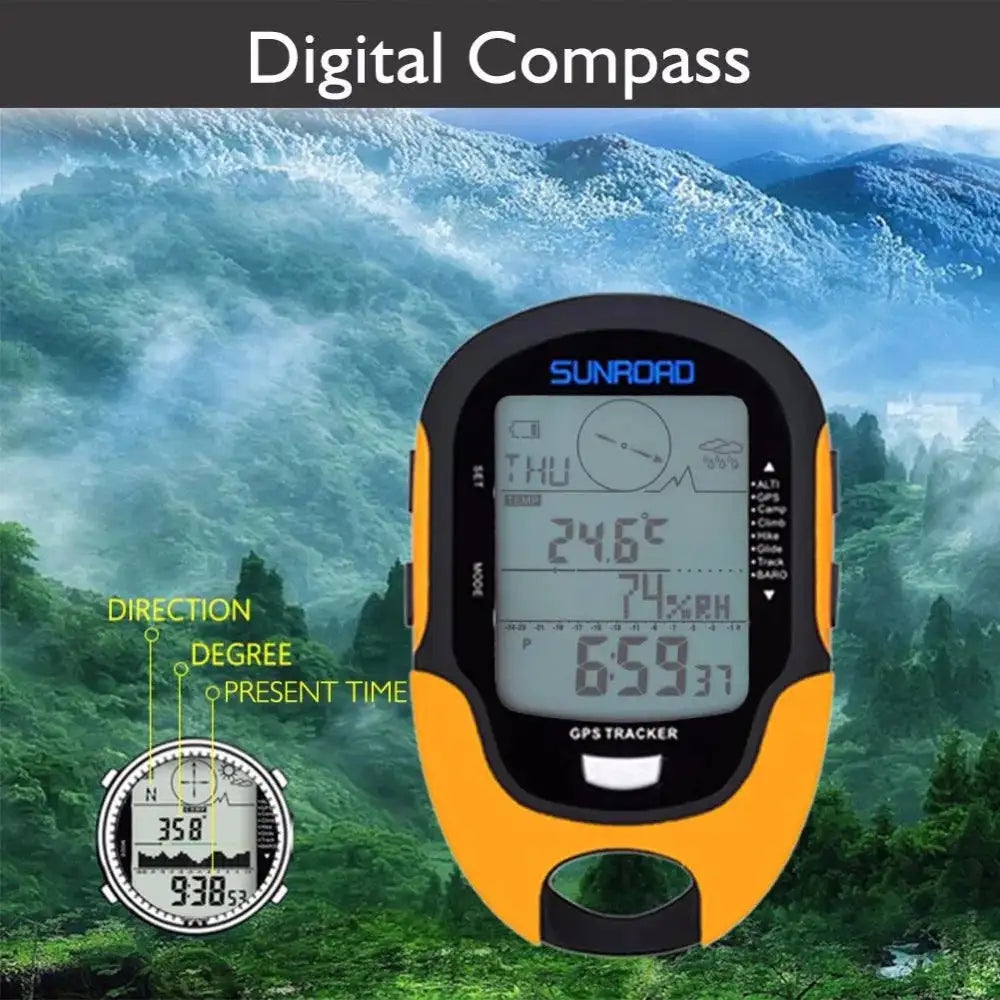 SUNROAD FR510 Handheld GPS Altimeter Compass