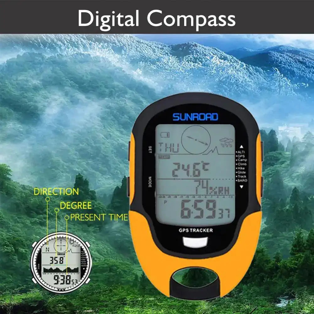 SUNROAD FR510 Handheld GPS Altimeter Compass