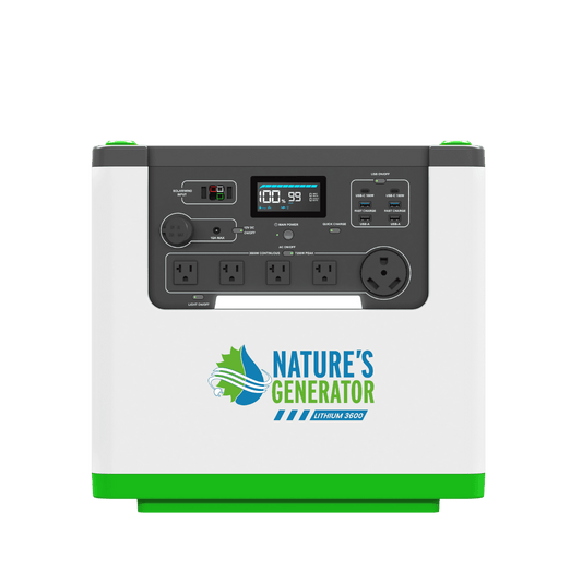 Nature’s Generator Lithium 3600 Portable Power Station