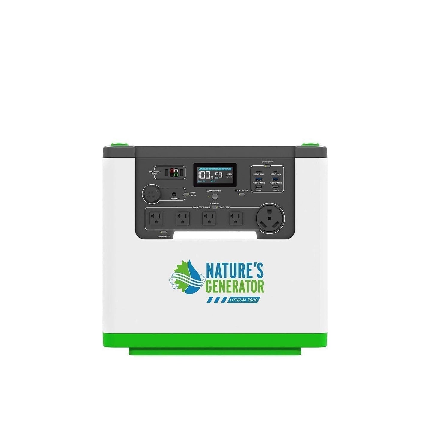 Nature’s Generator Lithium 3600 Portable Power Station