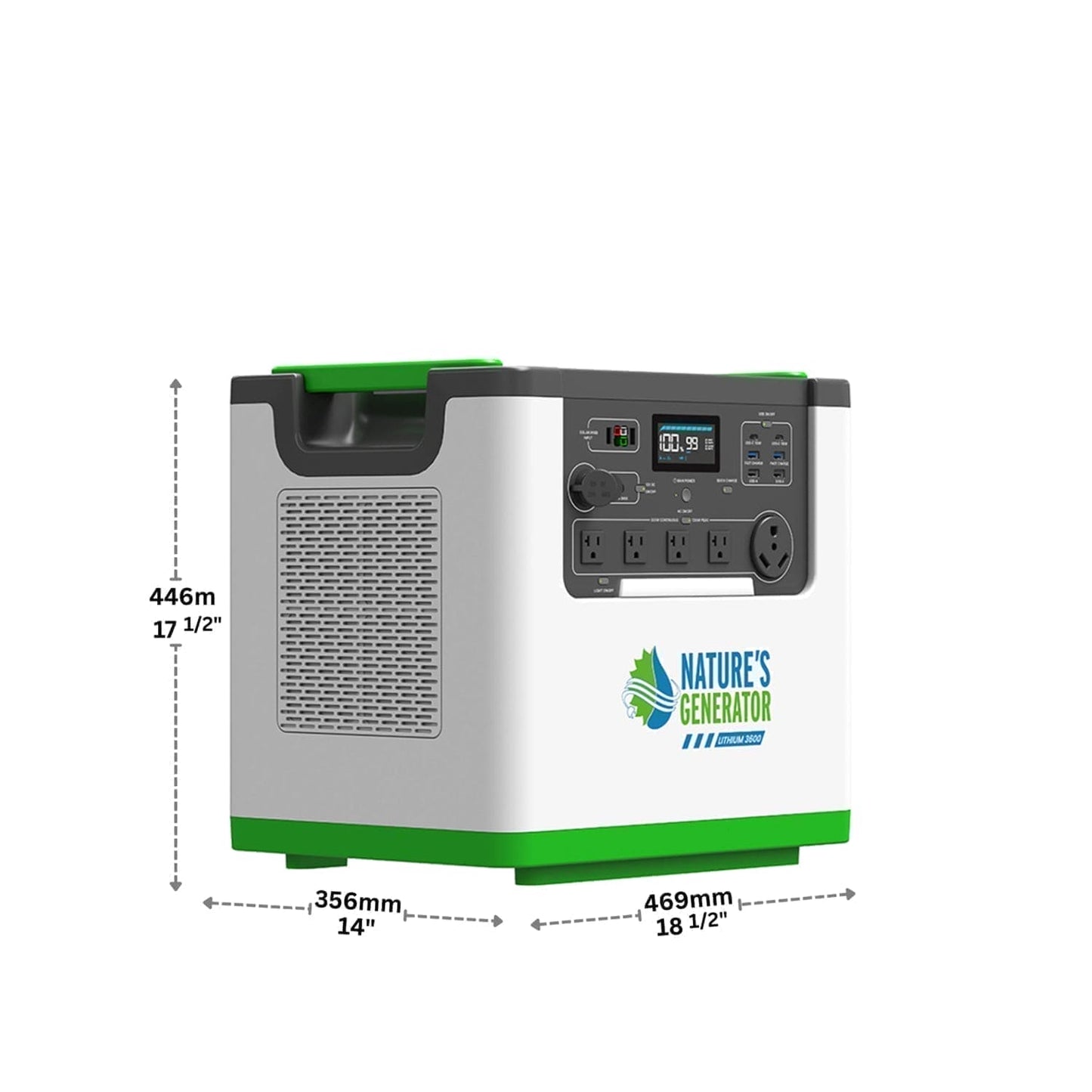 Nature’s Generator Lithium 3600 Portable Power Station