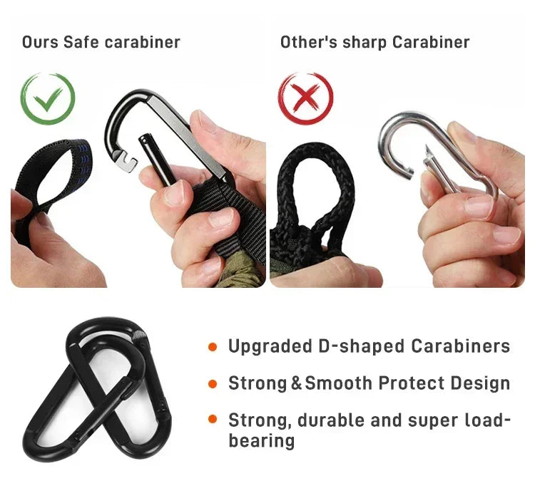 AdventureNest 2-Person Camping Hammock with Rainfly