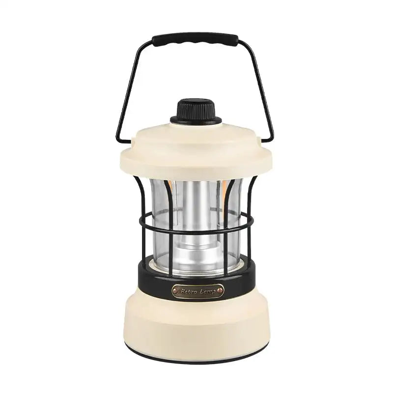 Retro USB Camping Lantern Portable Travel Light
