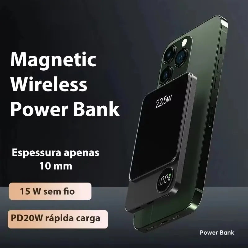 100000mAh Magnetic Wireless Power Bank Fast Charger