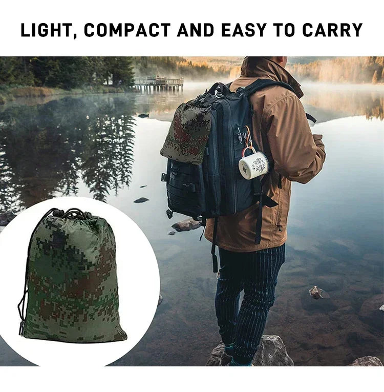 AdventureNest 2-Person Camping Hammock with Rainfly