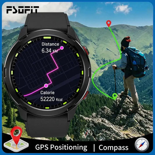 Outdoor GPS Smartwatch IP68 Multi-Sport Music Control