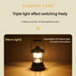 Retro USB Camping Lantern Portable Travel Light