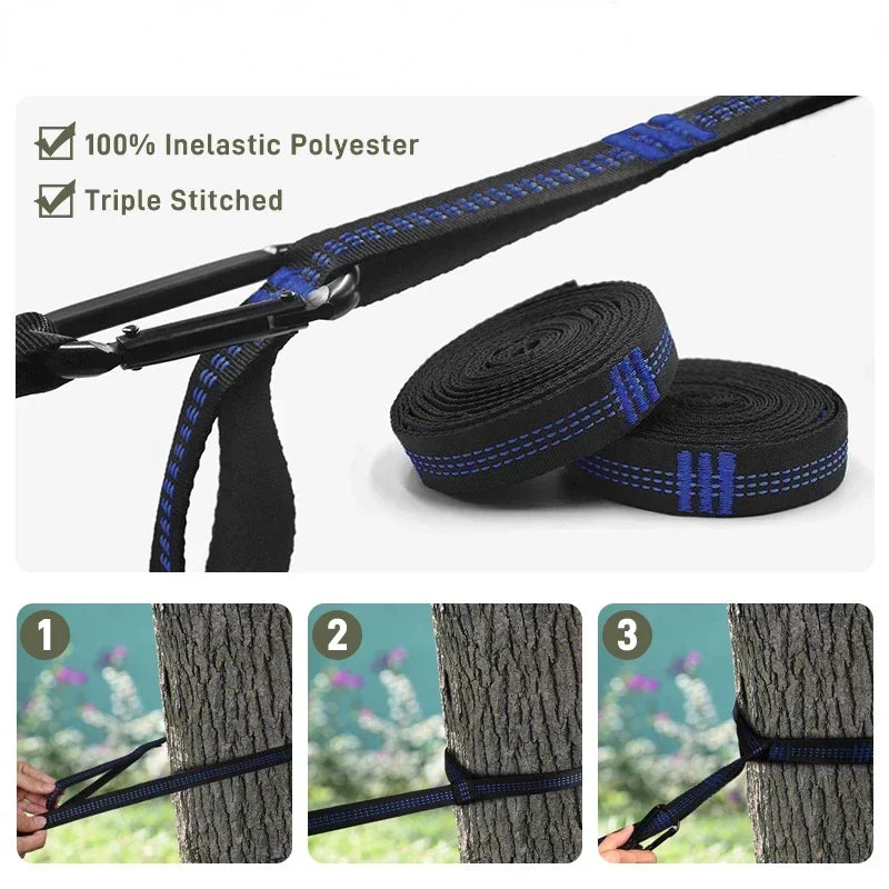AdventureNest 2-Person Camping Hammock with Rainfly