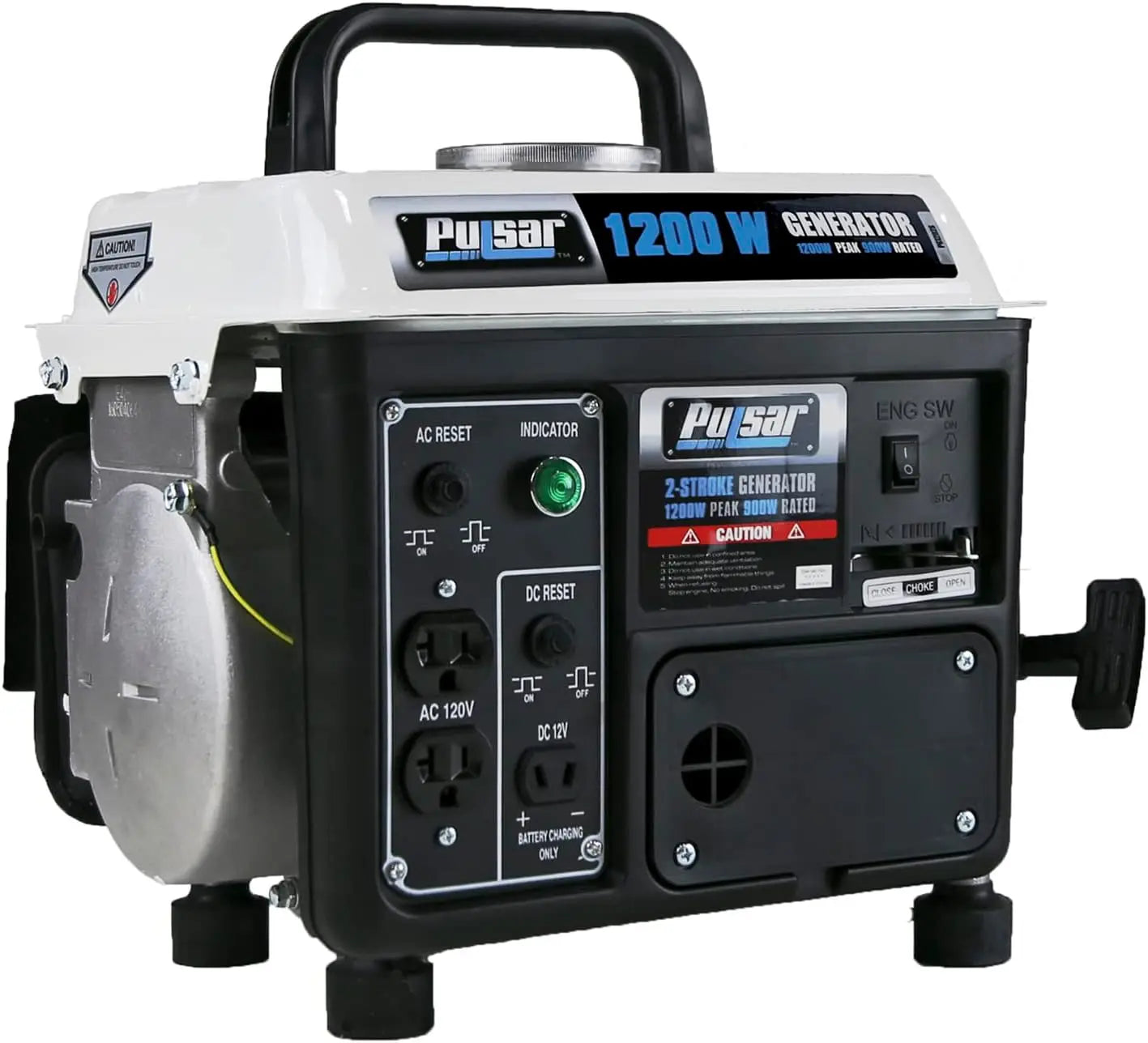 1200W Portable Gas Generator Home Backup Handle
