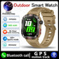 Military GPS Smartwatch Men Waterproof Outdoor Tracker