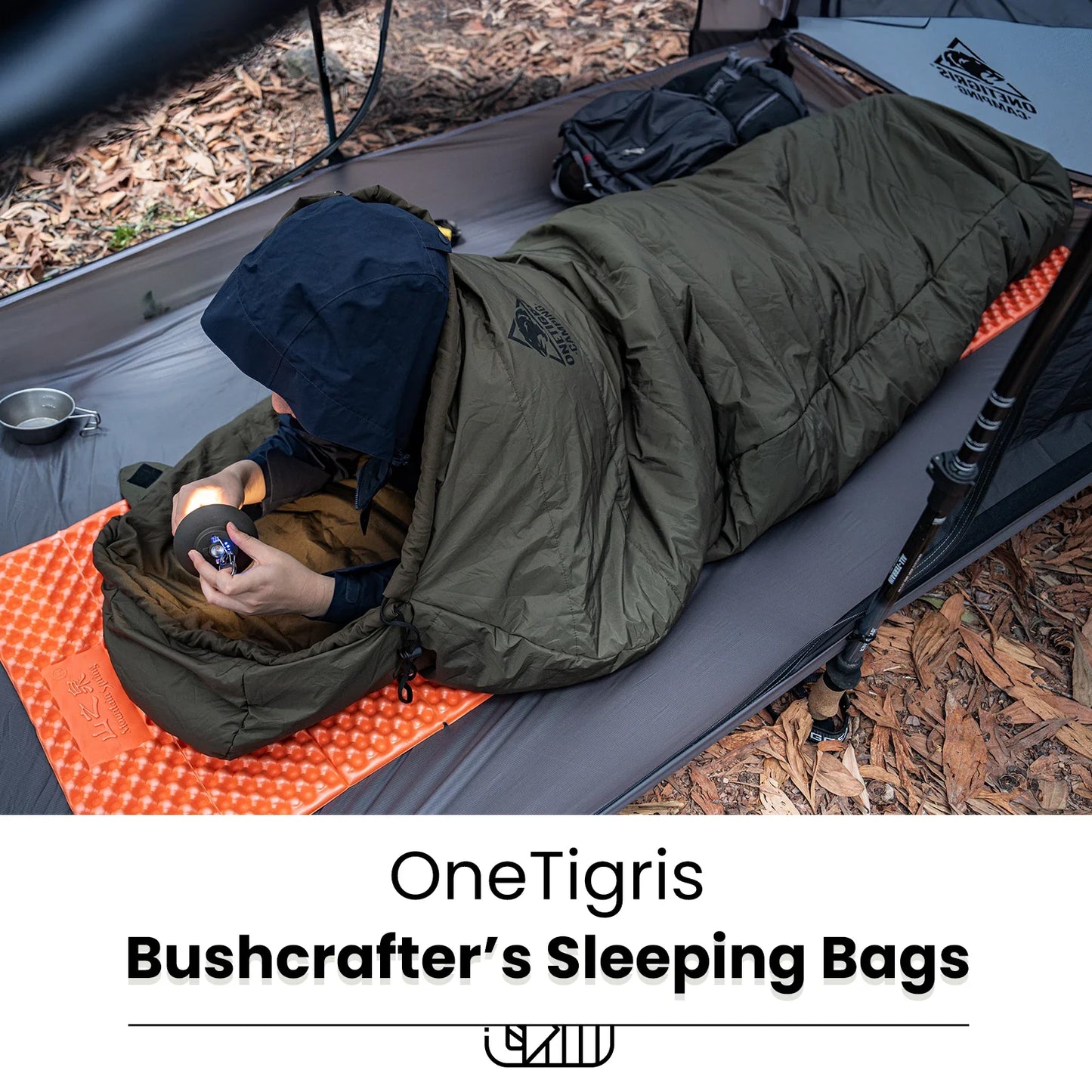 OneTigris Bushcrafter’s Outdoor Sleeping Bag Lightweight