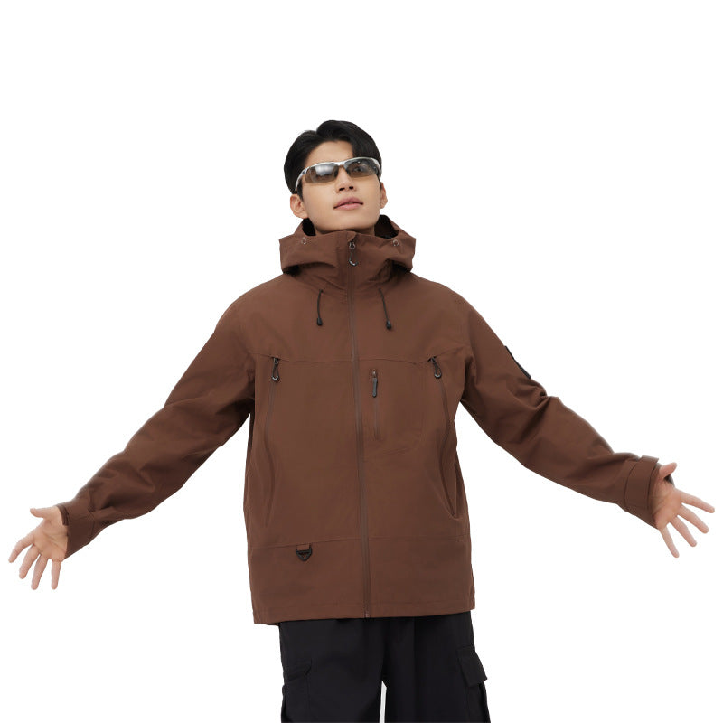 Autumn Winter Waterproof Outdoor Mountaineering Couple Jacket