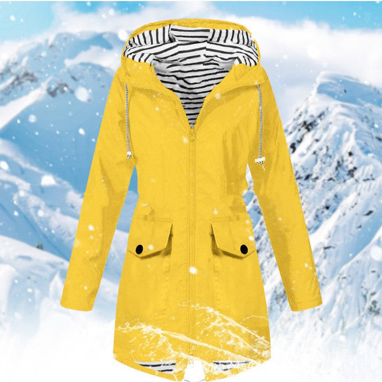 Three-in-One Outdoor Shell Jacket Mountaineering Coat