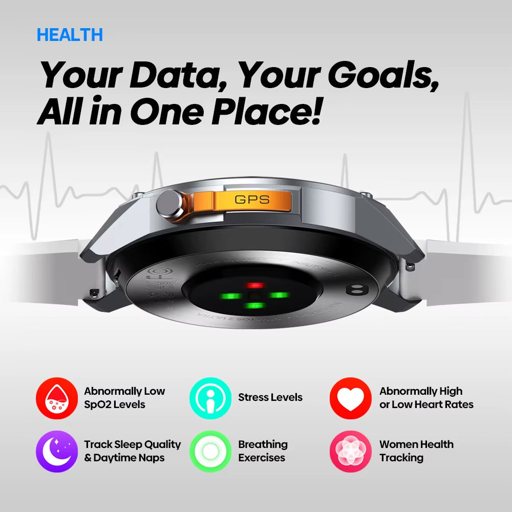 Stratos 2 Ultra GPS Smartwatch Dual-Band GNSS