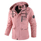 Men’s Casual Hooded Waterproof Softshell Windbreaker Jacket