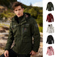 Men’s Casual Hooded Waterproof Softshell Windbreaker Jacket