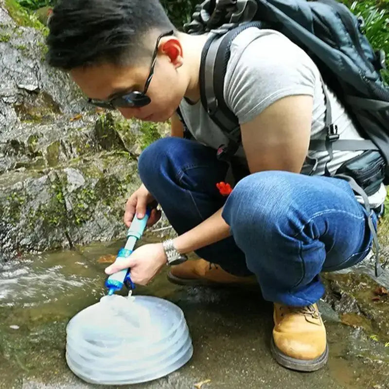Compact Portable Travel Water Filter for Outdoors