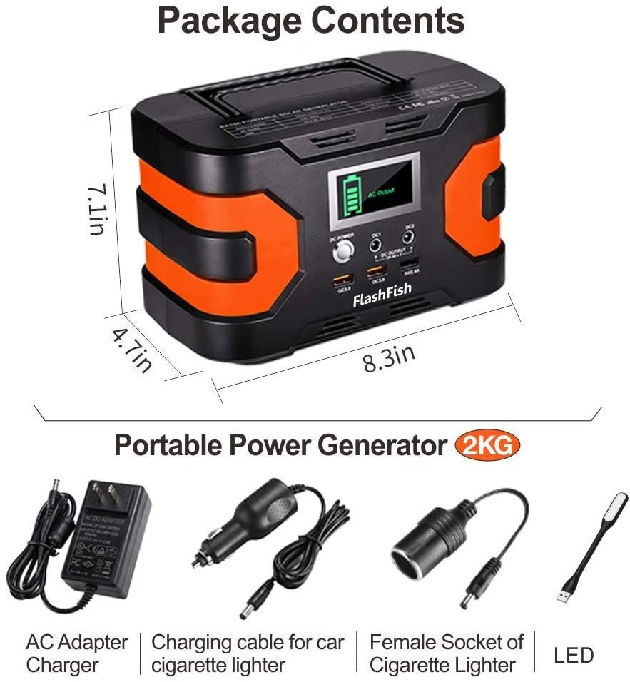 200W Portable Power Station CPAP Backup Battery