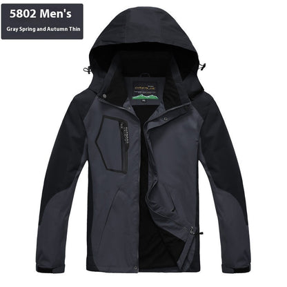 Unisex Loose Plus Size Breathable Waterproof Jacket