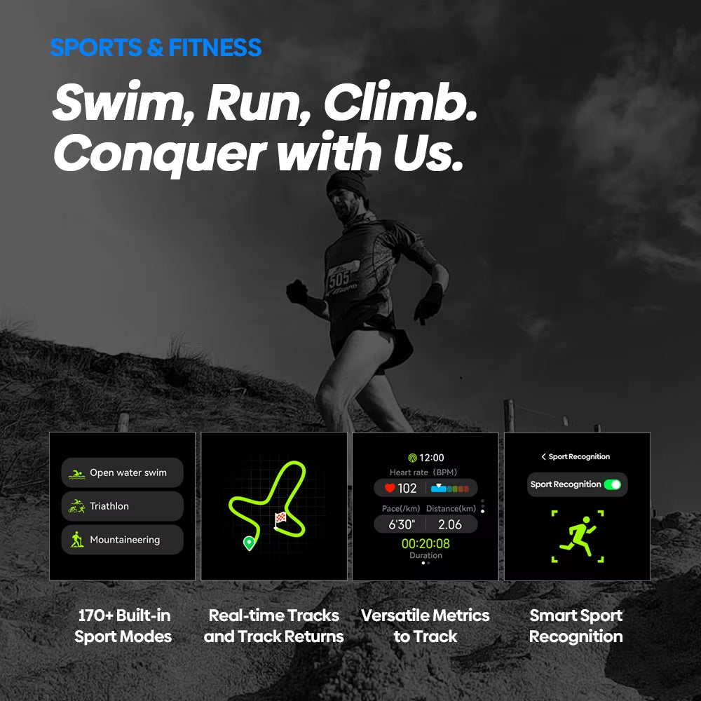 Stratos 2 Ultra GPS Smartwatch Dual-Band GNSS